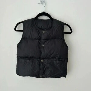 Rondo Kids Down Puffer Vest Black Packable Lightweight Goose Down Size 10